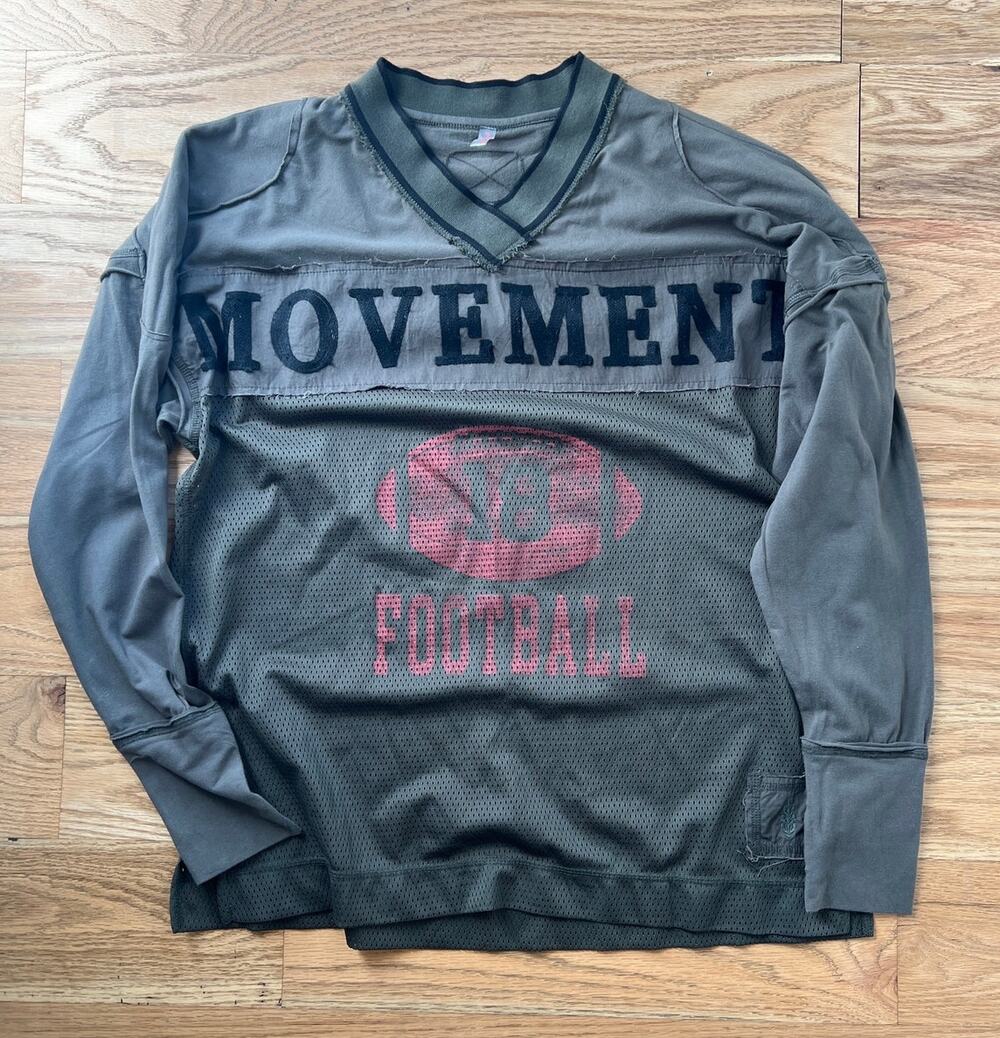 Free People Movement Juniper Long Sleeve Tunic Football Tee